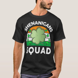 St Patricks Day Costume Men Women Irish Shenanigan Tシャツ