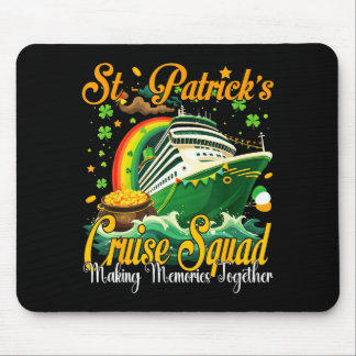 St Patricks Day Cruise Squad 2026 Funny Family Mat マウスパッド