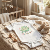 St. Patrick's Day Cute "My Lucky Charm" Clover ベビーボディスーツ