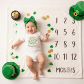 St. Patrick's Day Cute "My Lucky Charm" Clover ベビーボディスーツ