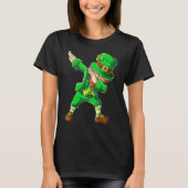 St Patricks Day Dabbing Leprechaun Boys Men Dab Da Tシャツ (正面)