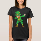 St Patricks Day Dabbing Leprechaun Irish Dab Tシャツ (正面)