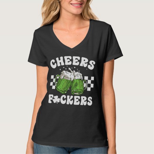 St Patricks Day Day Drinking Beer Mugs Men Women Tシャツ (正面)