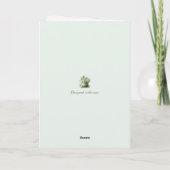 St. Patrick's Day Dog Greeting Card – Irish Luck シーズンカード (裏面)