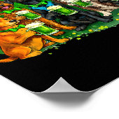 St Patricks Day Dog Lovers Squad ポスター (角)