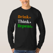 St Patricks Day Drinking Shamrock Beer Irish 1 Tシャツ (正面)