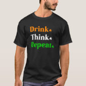 St Patricks Day Drinking Shamrock Beer Irish 1 Tシャツ (正面)