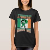ST Patrick's Day Drinking Team  Leprechaun Irish M Tシャツ (正面)