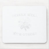 St Patricks Day Drinks Well With Others Funny Iris マウスパッド (正面)