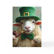 St. Patrick's Day Ewe Card