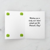 St. Patrick's Day Ewe Card シーズンカード (内部)