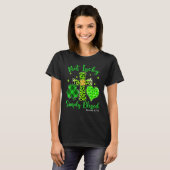 St Patricks Day Faith Christian Tee Not Lucky Simp Tシャツ (正面フル)
