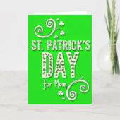 St Patricks Day For Mom Card カード (正面)