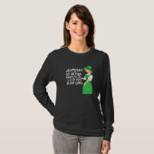 St Patricks Day Four Leaf C Irish Girl Autism Awar Tシャツ (正面フル)