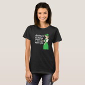 St Patricks Day Four Leaf C Irish Girl Autism Awar Tシャツ (正面フル)