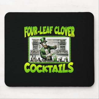 St Patricks Day Four Leaf Clover Tails St Paddys D マウスパッド