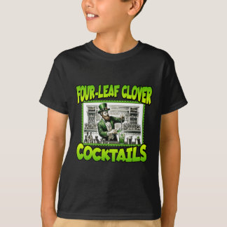 St Patricks Day Four Leaf Clover Tails St Paddys D Tシャツ