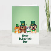 St Patricks Day Friends Card カード (正面)