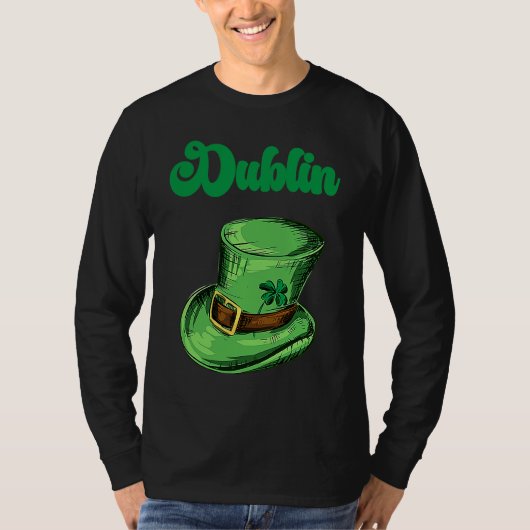 St Patrick's Day Fun Beer Drink Party Dublin Irlan Tシャツ (正面)