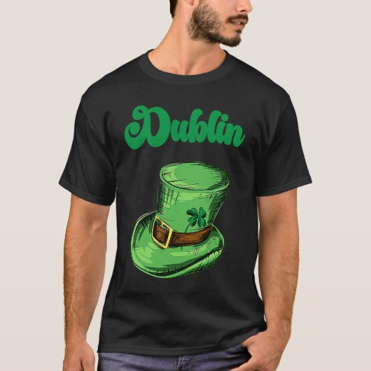 St Patrick's Day Fun Beer Drink Party Dublin Irlan Tシャツ (正面)