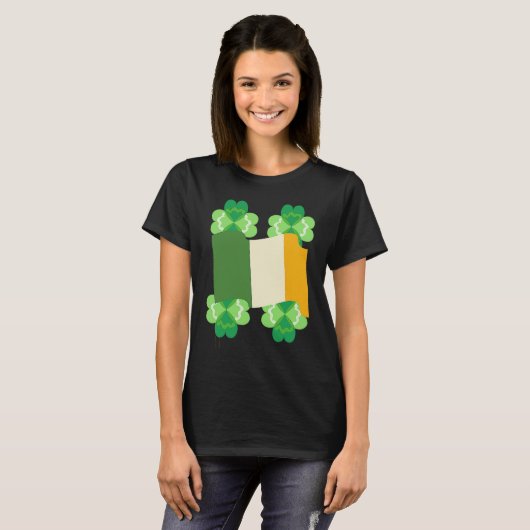 St Patrick's Day Fun Beer Drink Party Dublin Irlan Tシャツ (正面フル)