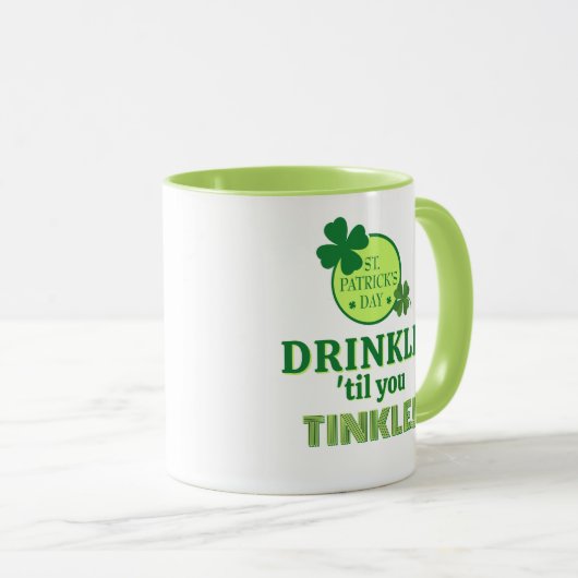 St Patrick's Day FUN! Best Group or individual マグカップ (正面右)