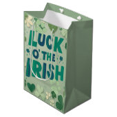 St patricks day Gift Bag ミディアムペーパーバッグ (正面アングル)