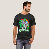 St Patricks Day Girls Dabbing Unicorn Leprechaun L Tシャツ (正面フル)