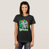 St Patricks Day Girls Dabbing Unicorn Leprechaun L Tシャツ (正面フル)