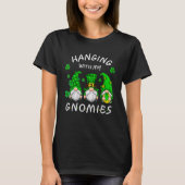 St Patricks Day Gnome Hanging With My Gnomies Sham Tシャツ (正面)