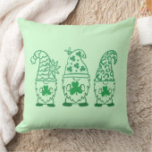 St. Patrick's Day Gnomes-67845 クッション (ブランケット)