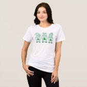 St. Patrick's Day Gnomes-67845 トライブレンドＴシャツ (正面全面)