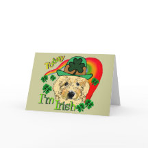 St patricks day Goldendoodle
