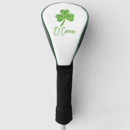 St. Patrick's Day Golfer Custom Sports Shamrock  ゴルフヘッドカバー