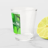 St. Patrick's Day Green Shamrocks and Clovers      ショットグラス (右)