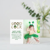 St Patrick's Day Greeting PHOTO Cards予算 (スタンド正面)