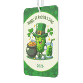 St Patricks Day Happy Pickle カーエアーフレッシュナー (左)