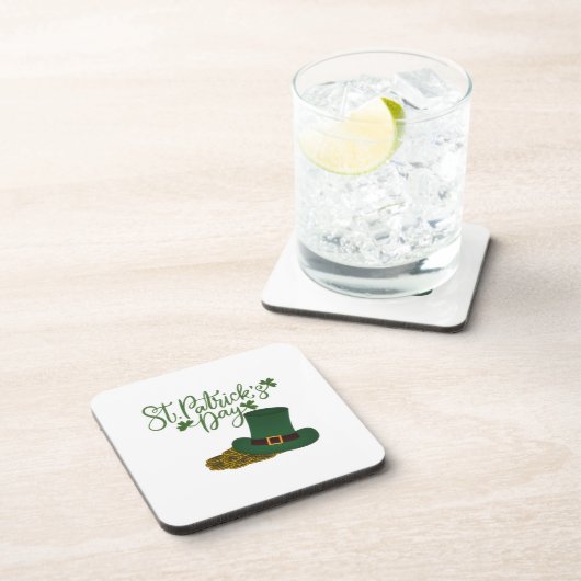 St. Patrick's Day Hard Plastic Coaster コースター (右側)