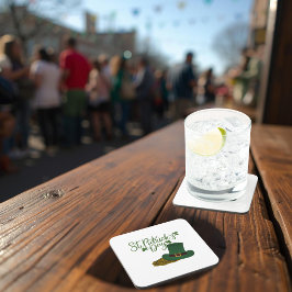 St. Patrick's Day Hard Plastic Coaster コースター