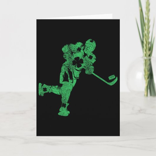 St Patrick's Day Hockey Irish Boys Saint Paddy's S カード (正面)