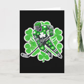 St Patrick's Day Hockey Irish Boys Saint Paddy's S カード (正面)