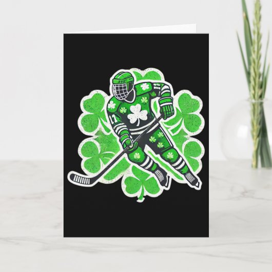 St Patrick's Day Hockey Irish Boys Saint Paddy's S カード (正面)