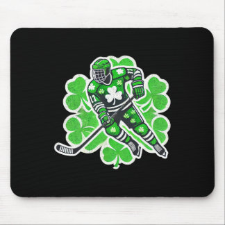 St Patrick's Day Hockey Irish Boys Saint Paddy's S マウスパッド