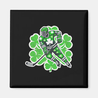 St Patrick's Day Hockey Irish Boys Saint Paddy's S マグネット