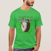 St Patricks Day Ireland Rocks Irish Bodhran Drums Tシャツ (正面)