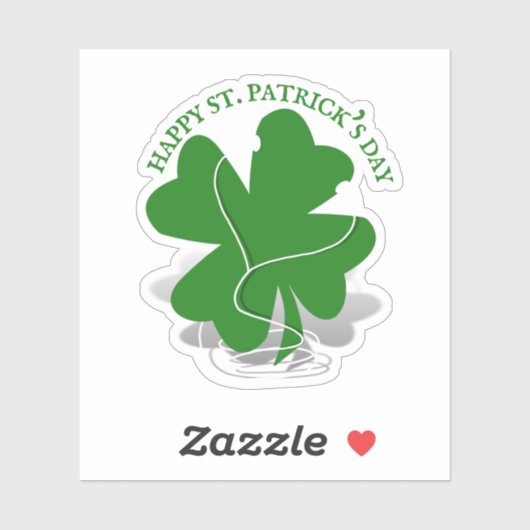 St. Patrick's Day iRish Clover シール (シート)