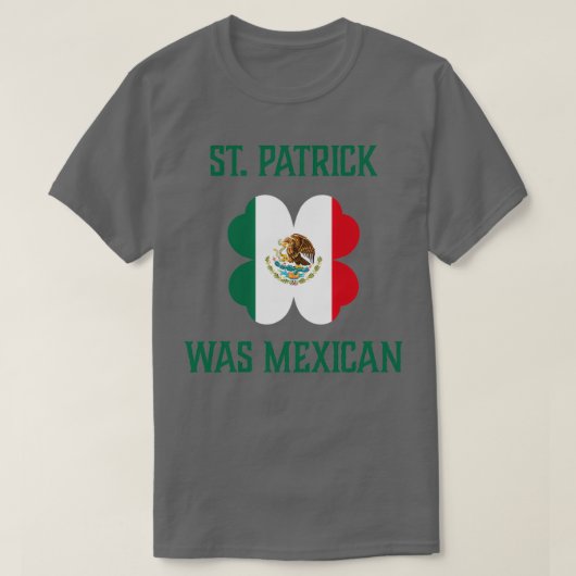 St Patricks Day Irish Clover Mexican product  Tシャツ (デザイン正面)