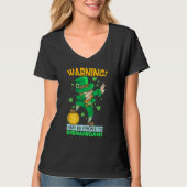 St Patricks Day Irish Dabbing Leprechaun Shenaniga Tシャツ (正面)