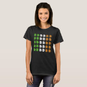 St Patrick's Day  Irish Flag Beer Alcohol Pint Gla Tシャツ (正面フル)
