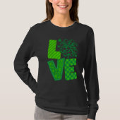 St Patrick's Day Irish love shamrock Tシャツ (正面)